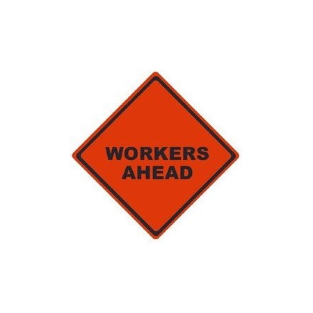 Nmc TRAFFIC, WORKERS AHEAD, 36X36, RUMR3630 RUMR3630